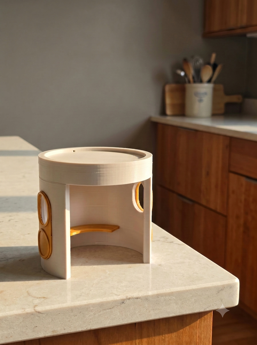 Iconic Canberra Bus Shelter - Wireless Puck Light Holder - 10cm