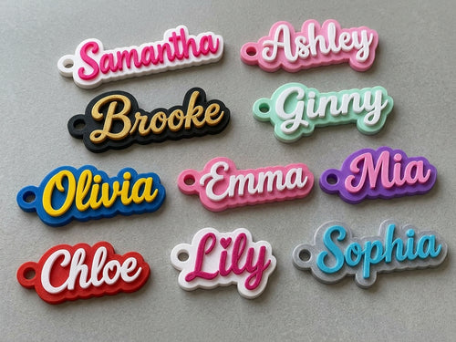 Custom Name Tag Keychain | Personalised Items
