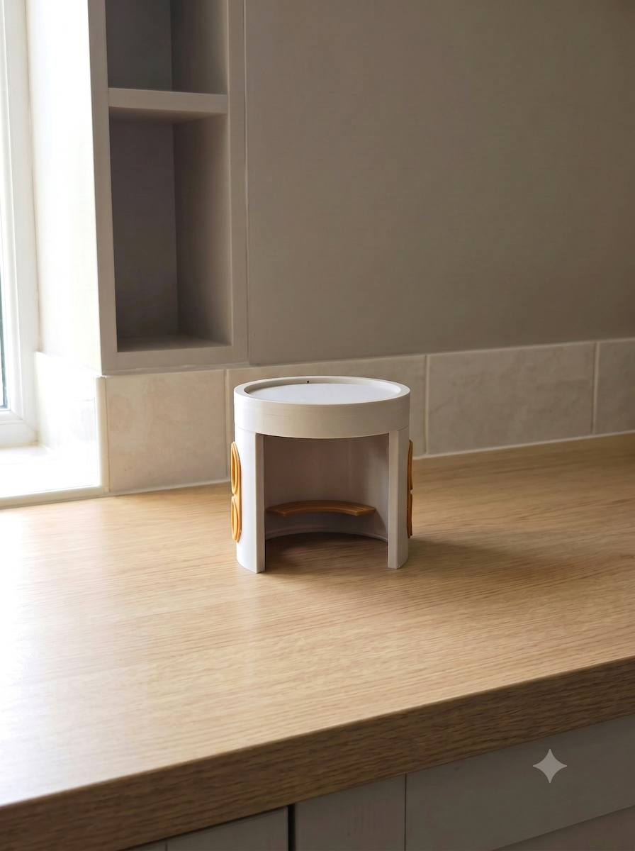 Iconic Canberra Bus Shelter - Battery Operated TeaLight Candle Holder - 8cm