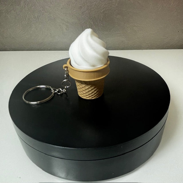 Ice Cream Cone Fidget Clicker Keychain - Sensory Toy