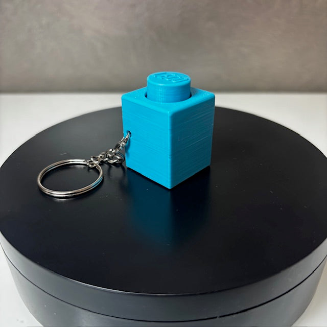 Lego Brick Fidget Clicker Keychain - Sensory Toy