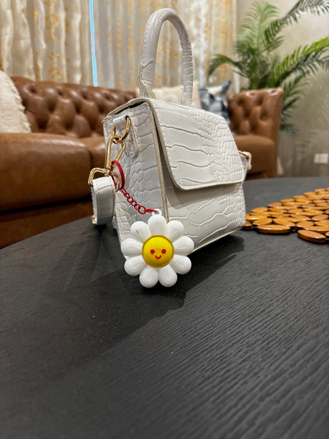Daisy Fidget Clicker Keychain - Sensory Toy