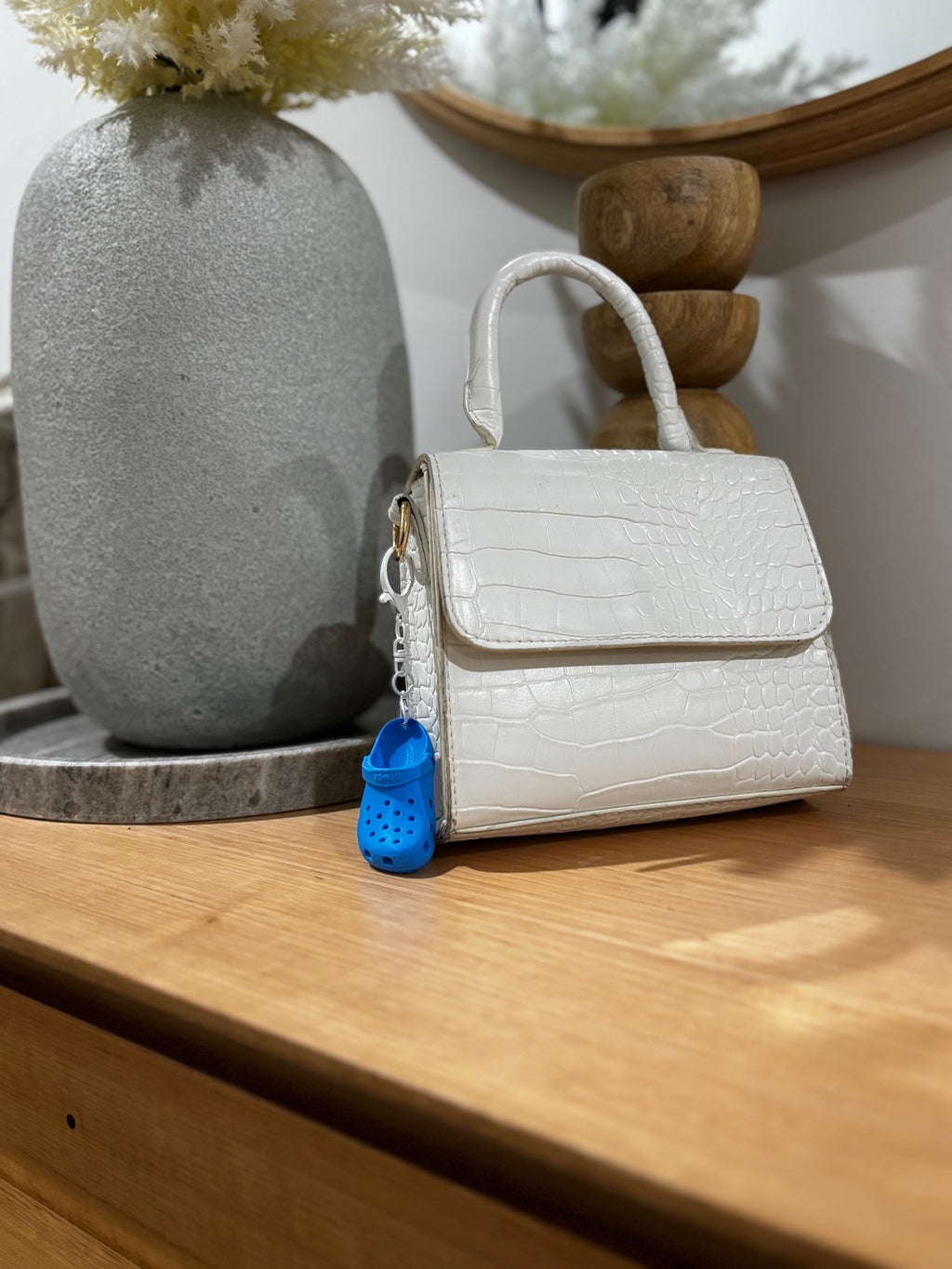 Mini Clog Shoe Keychain - 5cm Cute Bag Charm