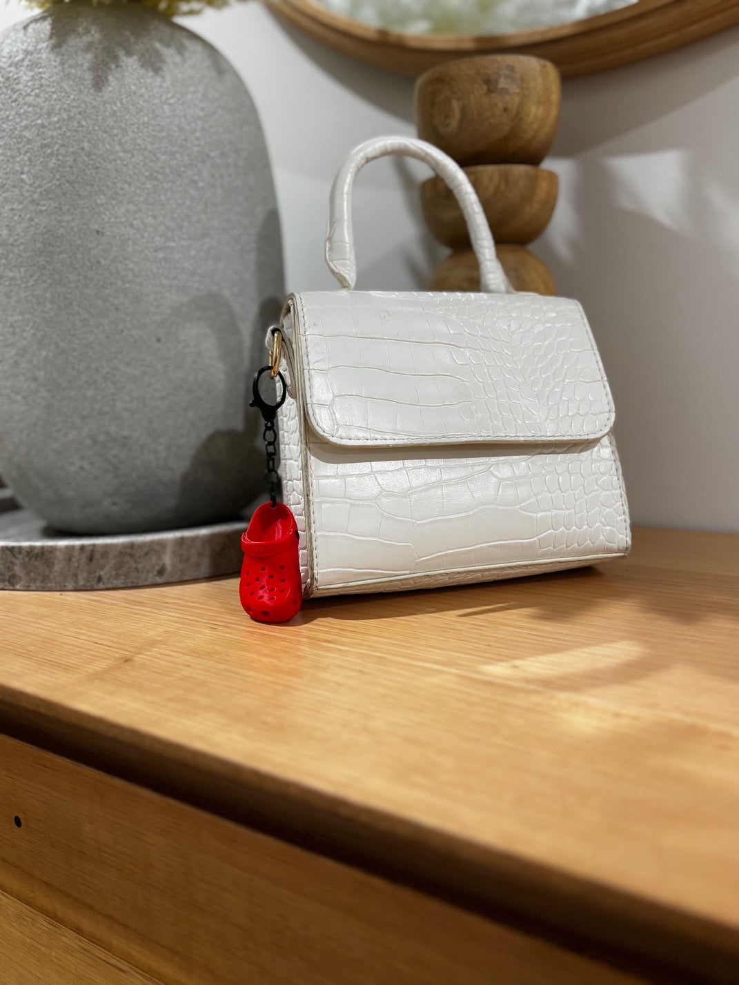 Mini Clog Shoe Keychain - 5cm Cute Bag Charm