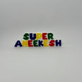 Custom Mario Style Nameplate | DIY Paint Feature | Personalised Item