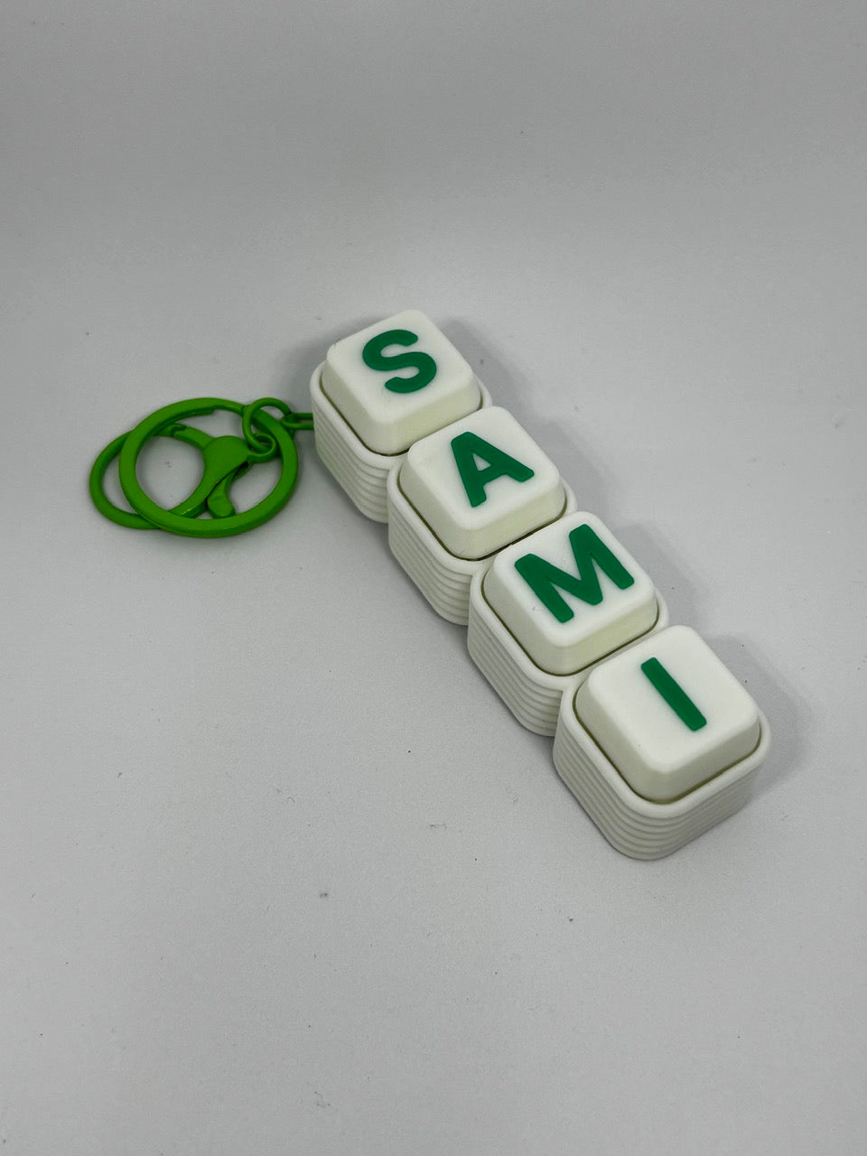 Personalised Name Fidget Clicker Keychain