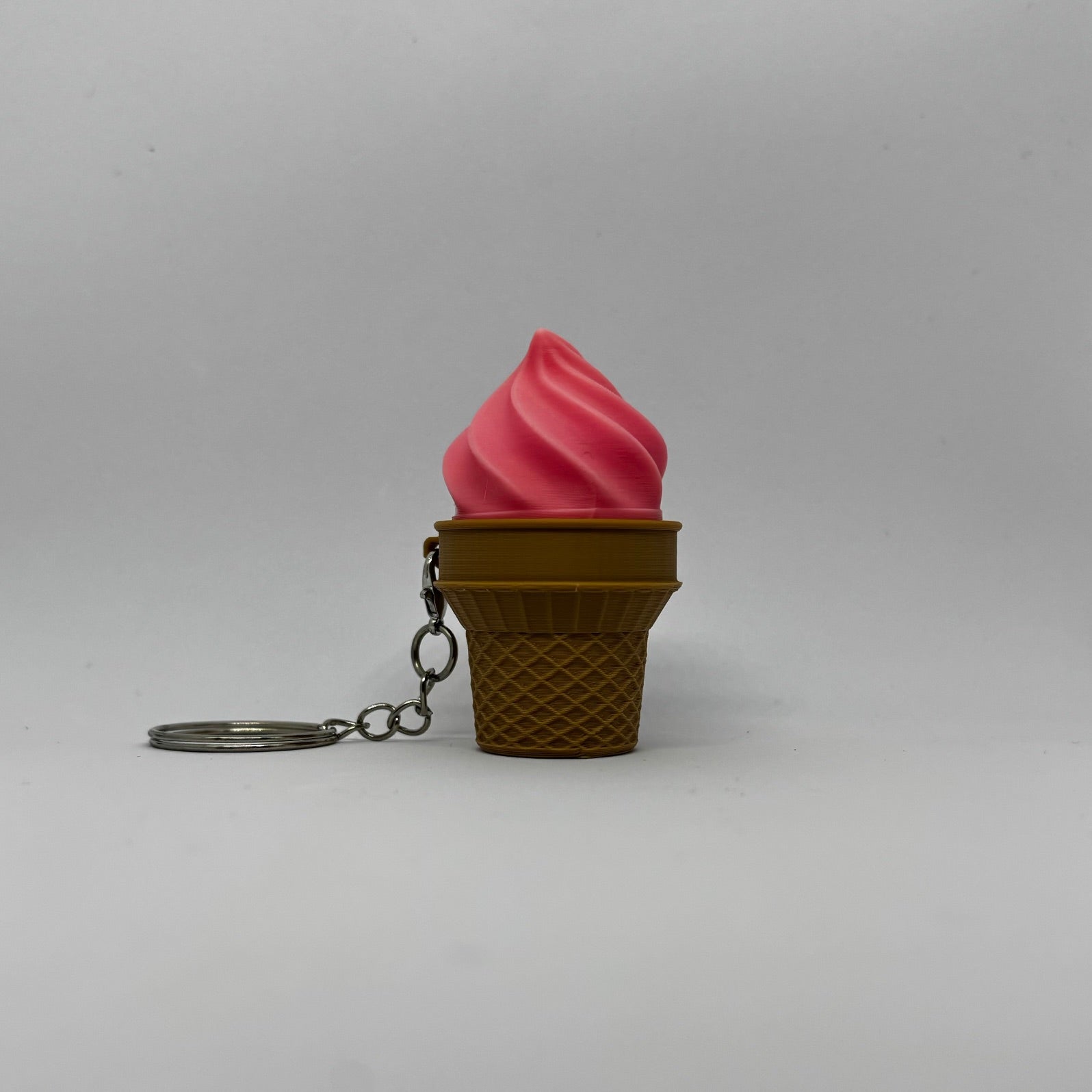 Ice Cream Cone Fidget Clicker Keychain - Sensory Toy