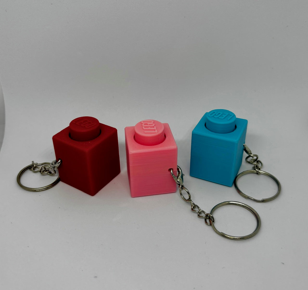 Lego Brick Fidget Clicker Keychain - Sensory Toy