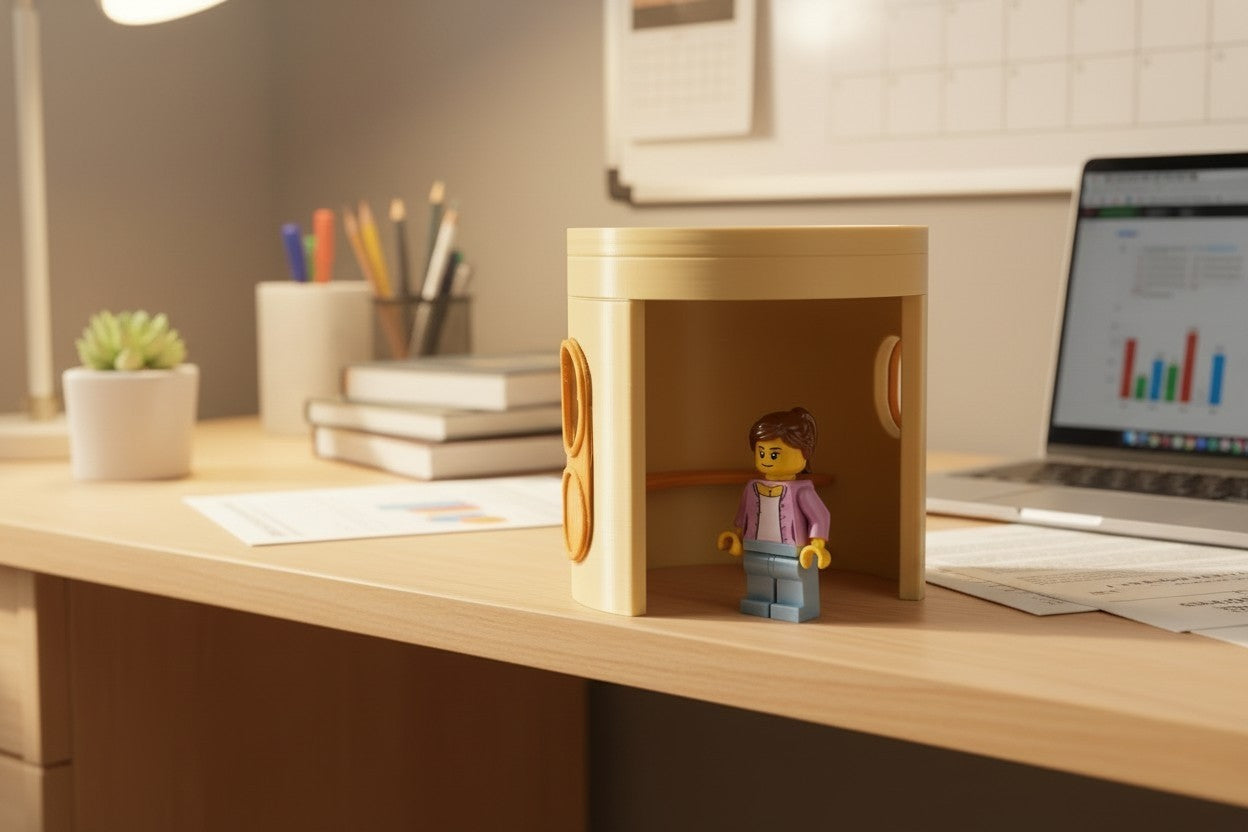 Iconic Canberra Bus Shelter - with Wireless Light - 8cm - Medium Size