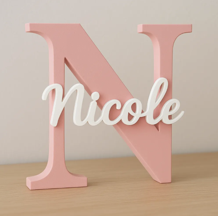 Customizable Initial Name Letter Decor | Personalised Item