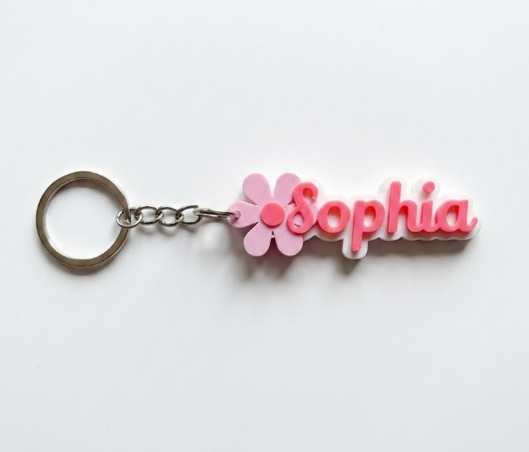 Custom Name Keychain | Flower | Star | Heart | Personalised Item