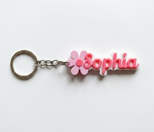 Custom Name Keychain | Flower | Star | Heart | Personalised Item