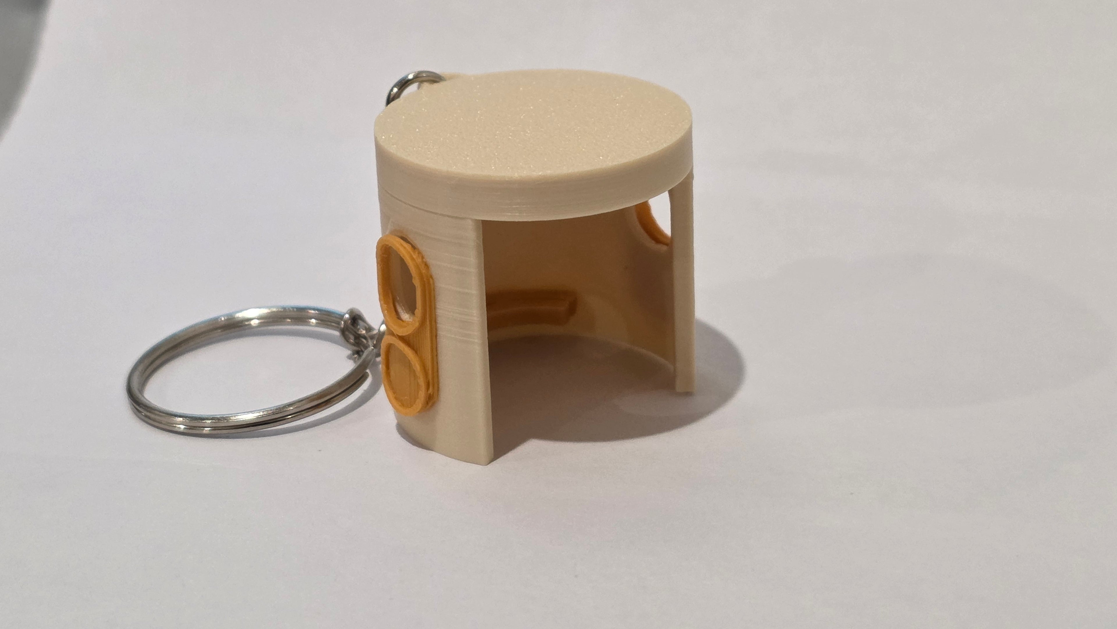 Iconic Canberra Bus Shelter Keychain - 3cm