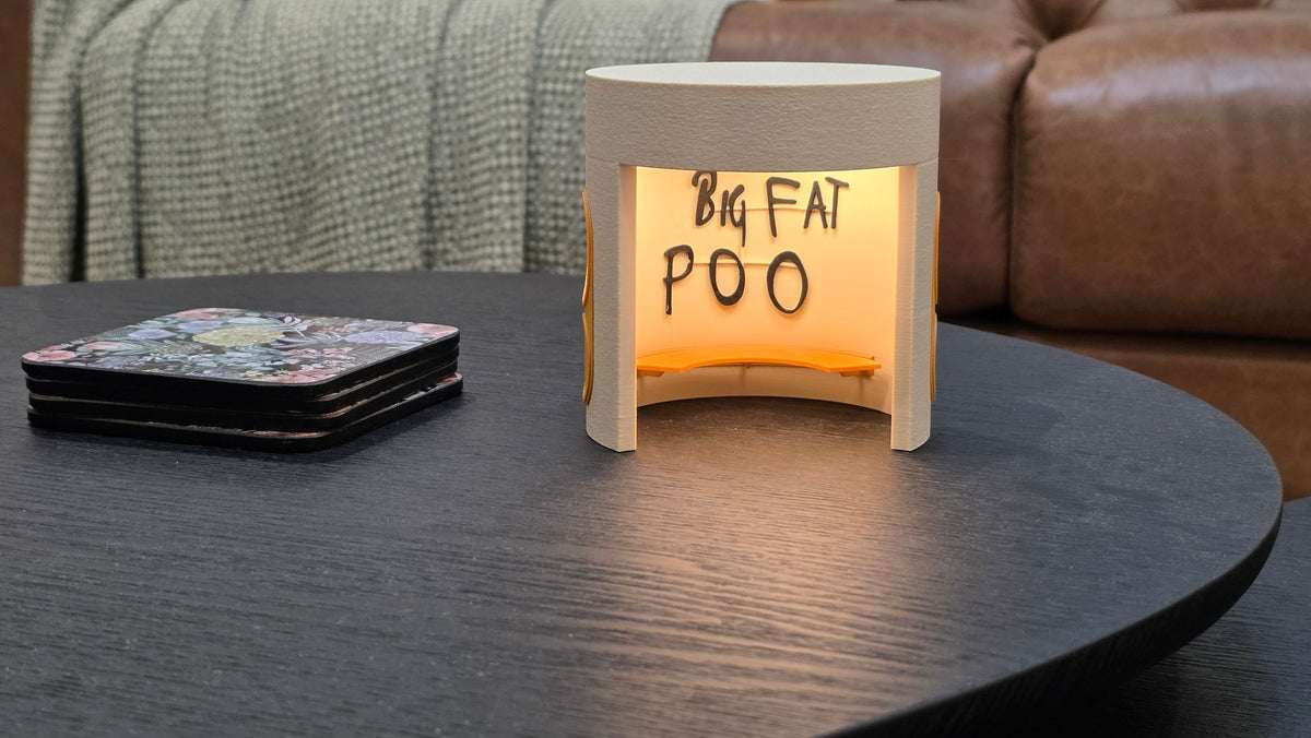 Graffiti - Original Wireless Canberra Bus Shelter Lamp - Touch Operated Light - 10cm - Large Size