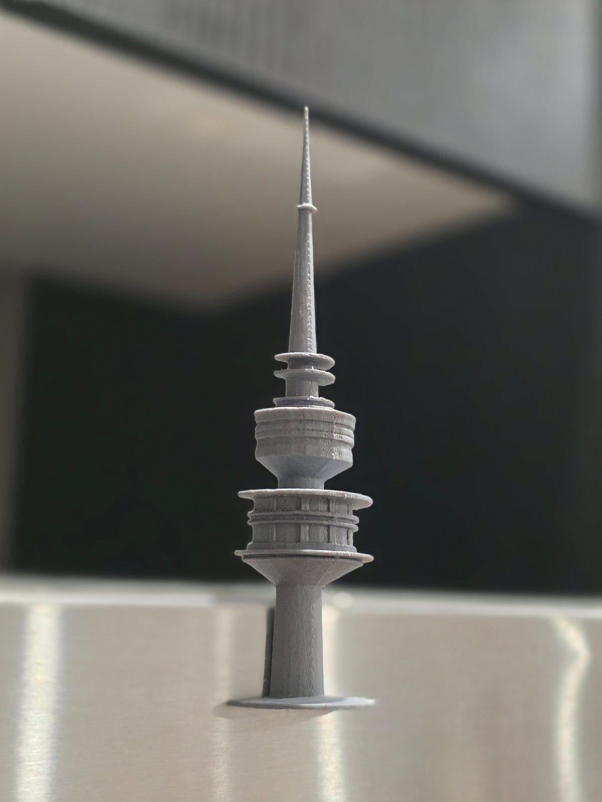 Telstra Tower Fridge Magnet - Light Grey