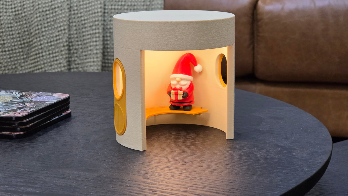 Christmas - Original Wireless Canberra Bus Shelter Lamp With One Free Minifig - 10cm