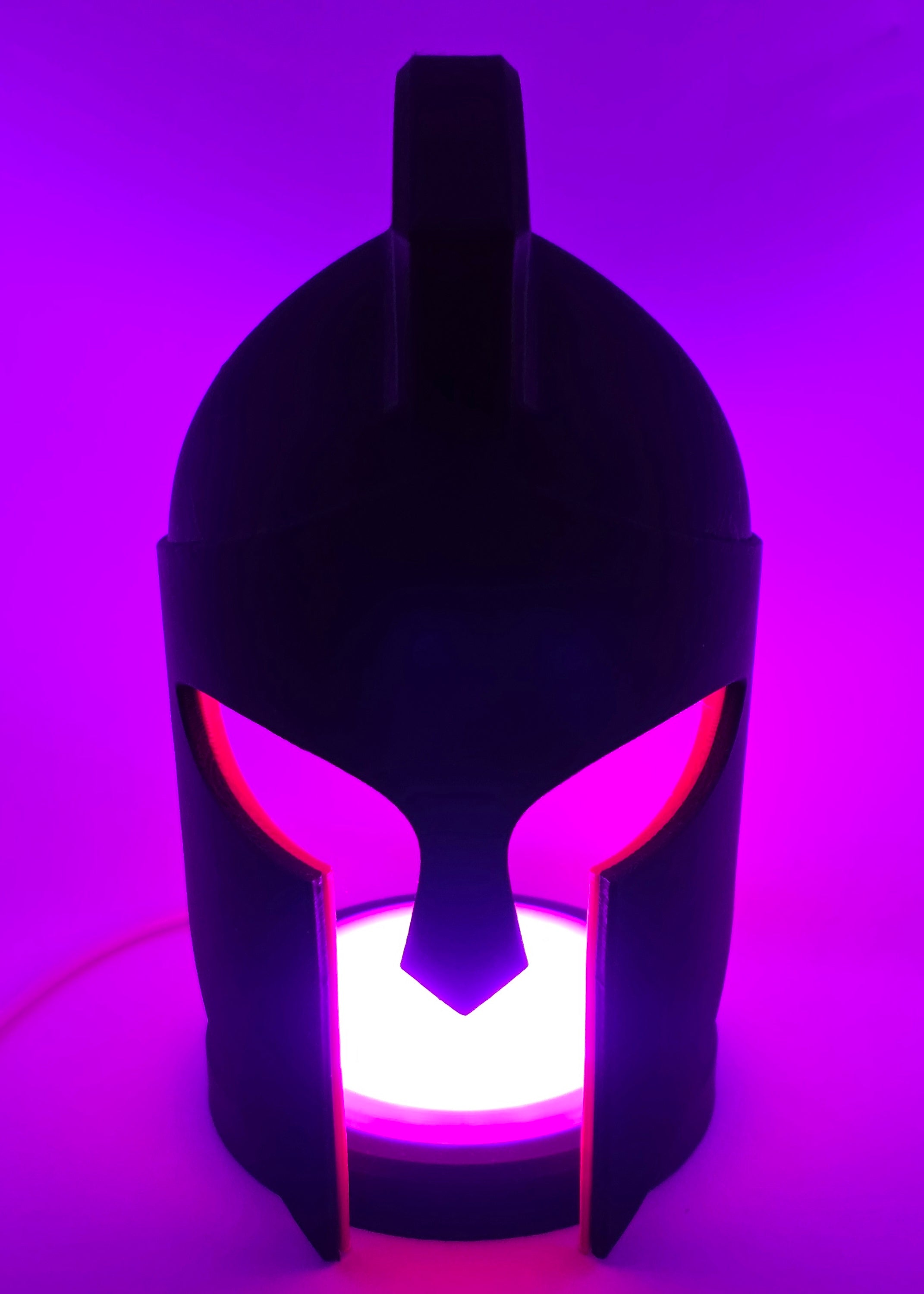 Greek Helmet Lamp - Remote Controlled Multi-Colored