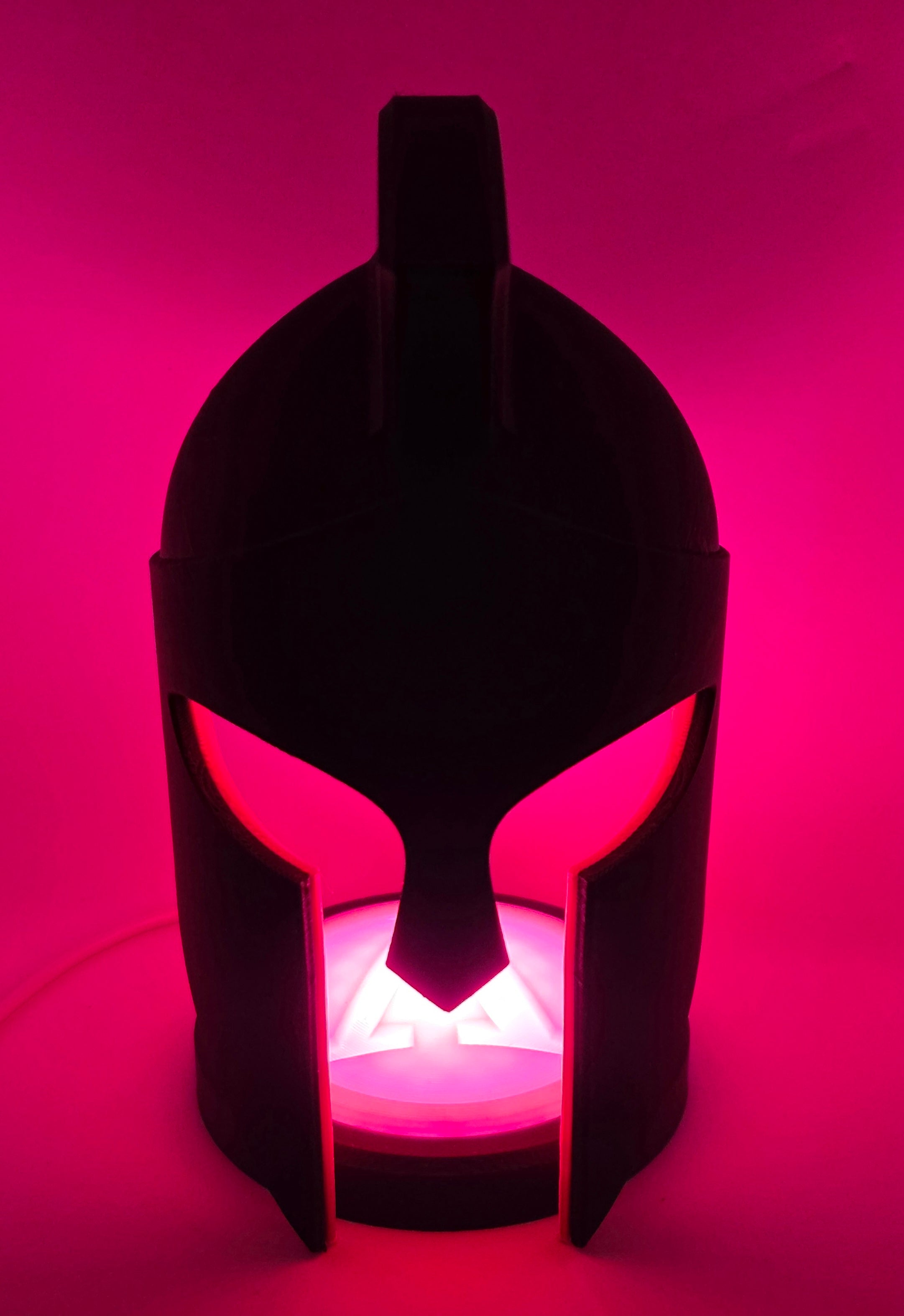 Greek Helmet Lamp - Remote Controlled Multi-Colored