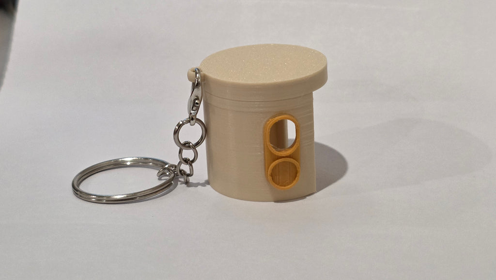 Iconic Canberra Bus Shelter Keychain - 3cm