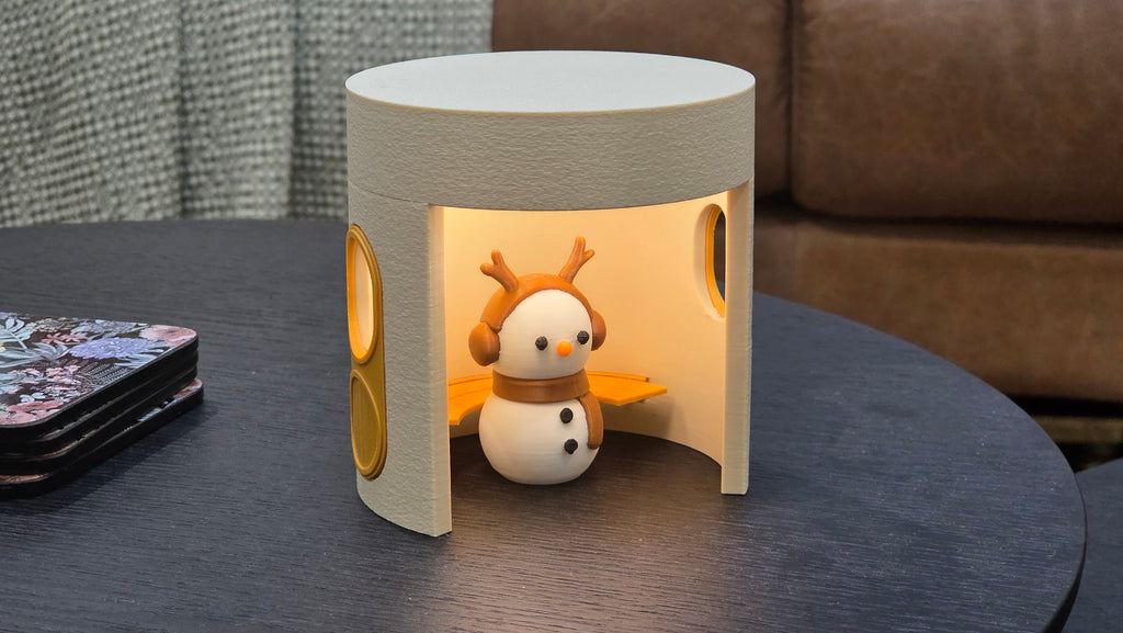 Christmas - Original Wireless Canberra Bus Shelter Lamp With One Free Minifig - 10cm