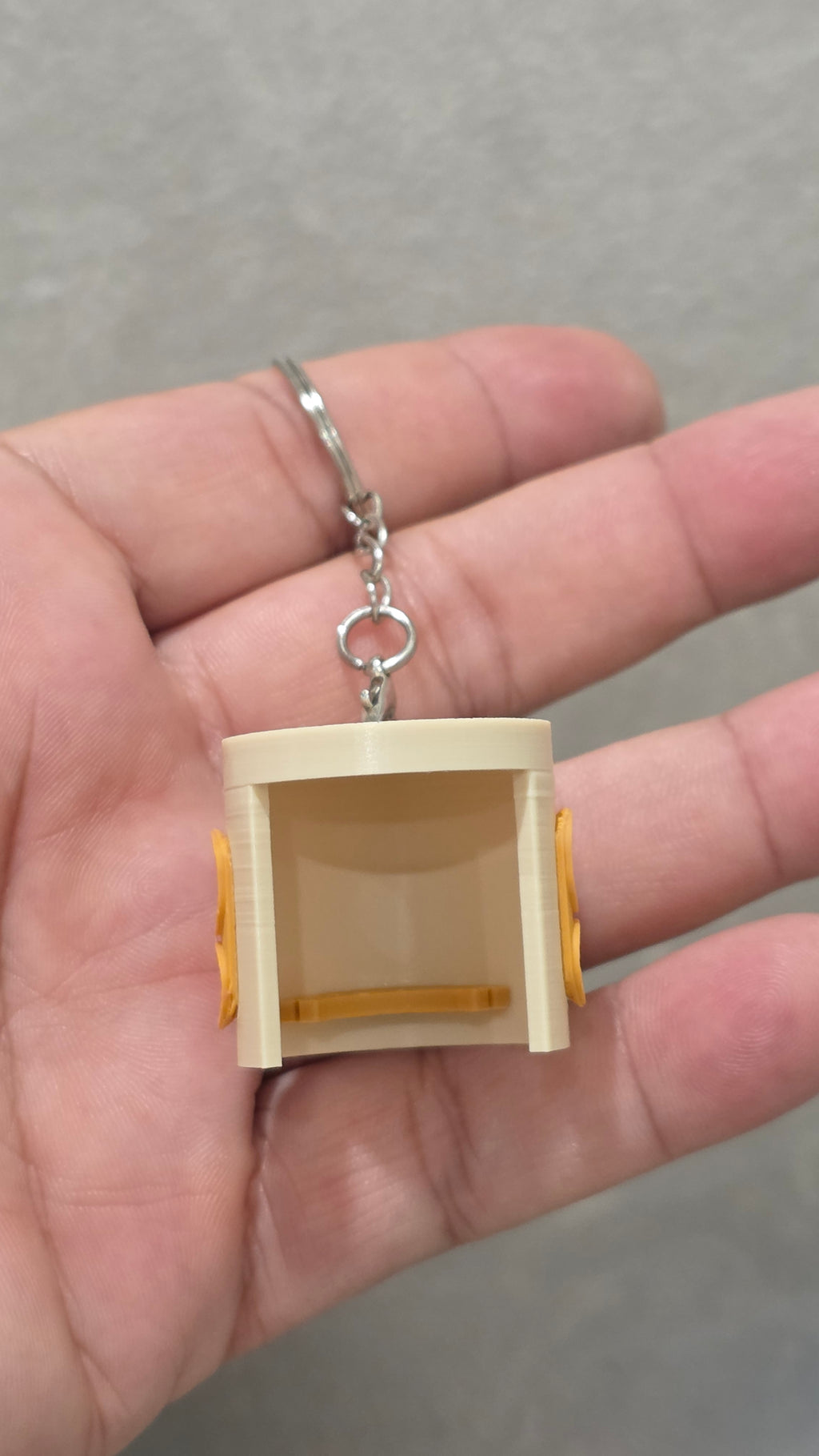 Iconic Canberra Bus Shelter Keychain - 3cm