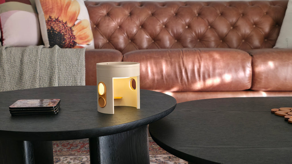 Iconic Canberra Bus Shelter with Touch Operated Wireless Lamp - 10cm - Large Size