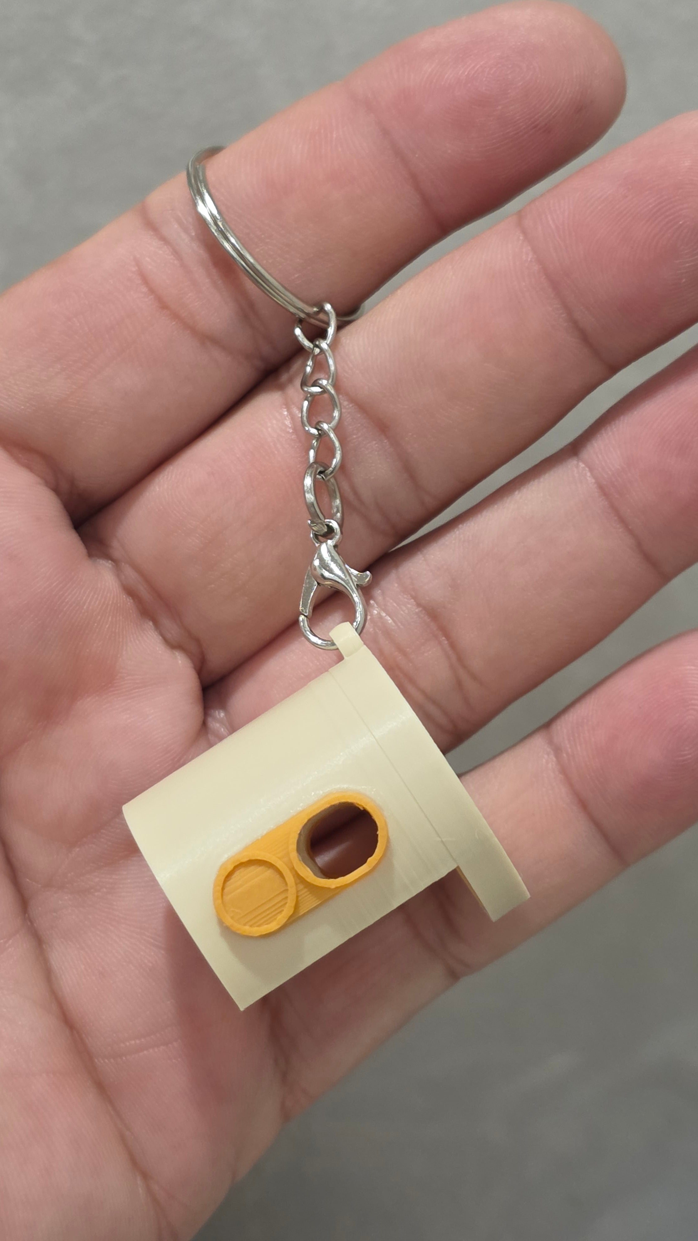Iconic Canberra Bus Shelter Keychain - 3cm