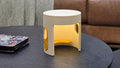 Canberra Bus Shelter Lamp Glowing on a desk 
